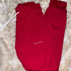 NVGTN Joggers - Ruby Red